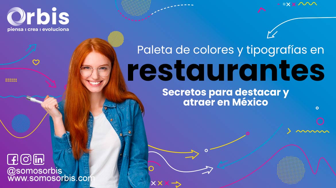 Paleta de colores y tipografías en restaurantes